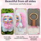 Cute and colorful Plush Rabbit doll; Children's Plush Animal Rabbit doll; Long-Eared Cute Rabbit Lace-Trimmed Plush doll Pendant
