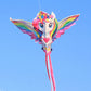 1.4-Meter Foal Kite with Colorful Wings, Cute and Beautiful Foal Kite with Irregular Shape, Easy to Fly, Suitable for Beginners