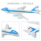 16cm Air Force one 1:400 Die-cast Metal Airplane Model with Stand for Aviation Enthusiasts Gift or Display Decorations