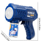 Fully Automatic Bubble Gun Rocket Bubbles Machine Automatic Blower with Bubble Liquid Toy for Kids Beach Outdoor Bubble Gifts