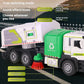 1/50 Scale Alloy Electric Vacuum Sweeper Model Sanitation Engineering Vehicle Kids Toy Pull Back Urban Road Cleaning Car Fun