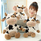 Kids Cartoon Milk Cow Kawaii Plush Doll Cute Simulation Cattle Animals Plush Toys Soft Stuffed Cow Pillow Children Toys Gifts
