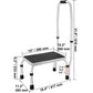 VEVOR Step Stool 1 Step 330lbs Capacity Adjustable Height Toddlers Adults Non Slip Sturdy For Office RVs Pets Bathrooms Bedrooms