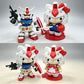 SD Chibi Mecha 4 Styles Set Assembly Model Kit With Weapon Shield Articulated Desktop Collectible Toy Gift