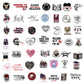 50PCS Dark Romance Scrapbook Stickers DIY Diary Laptop Luggage Skateboard Graffiti Decal Fun Stylish Classic Toys