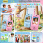 2PC Children's Video Walkie-talkie HD Walkie-talkie USB Charging Indoor Outdoor Entertainment Kids Toys Birthday Gifts Ages 3-12