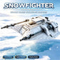 1006Pcs MOC-21802 Snowfighter Space War Starship Building Blocks, Movie Replica Space Battleship Spaceship Model, Poseable Display Collection Brick Toy, DIY Assembly Gift for Adult Sci-Fi Collectors Set Toy Building Blocks Gi