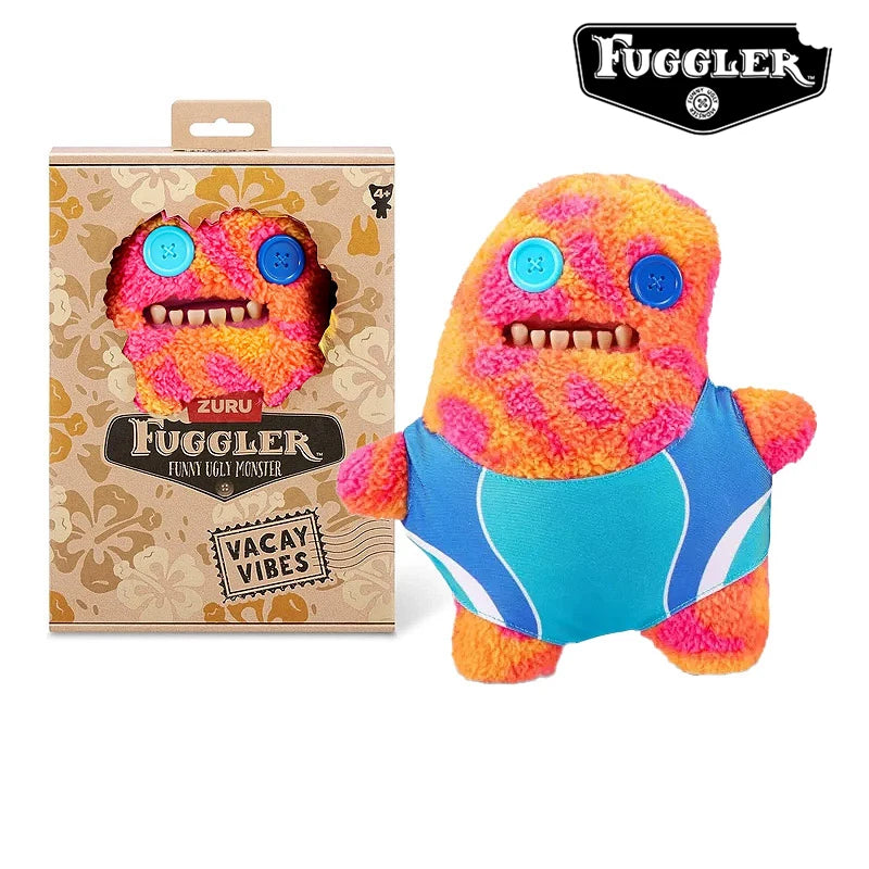Original Fuggler Ugly Monster Plushies Toys Fuggs Teeths Stuffed Animal Funny Shark Laboratory Misfits Vacay Series Dolls 22CM