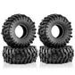 RED SPIDER 4Pcs 1.9 Inch Rock Rubber Tires 1.9" Wheel Tyres OD 118mm For 1/10 RC Crawler Axial SCX10 TRX4 D90 RC Off Road Car Upgrade Accessories