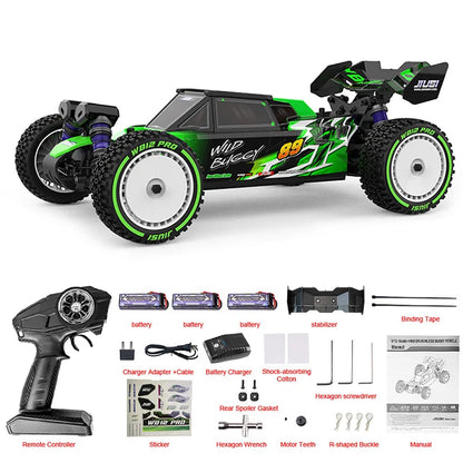 JIUSI WB12 PRO 1/12 Racing Car 80km/h Brushless 4WD RC Car High Speed 2.4G Remote Control Car Competitive Off-road RC Toys Gift
