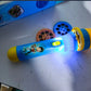 Paw Patrol Flashlight Projector Toy 3 in 1 Kids Torch Lamp Night Light Cartoon Animation Patterns Birthday Gift for Boys Girls