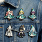 Witch Hat Atelier Anime Enamel Pin Set - 6PCS Coco Agott Olruggio Richeh Brooch Collection, Cute Chibi Badges for Backpacks