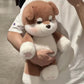 Adorable Highland Cattle Plush Toy 45cm - Huggable Running Cow Stuffed Animal Made with Premium Soft Fabric, Soothing Companion