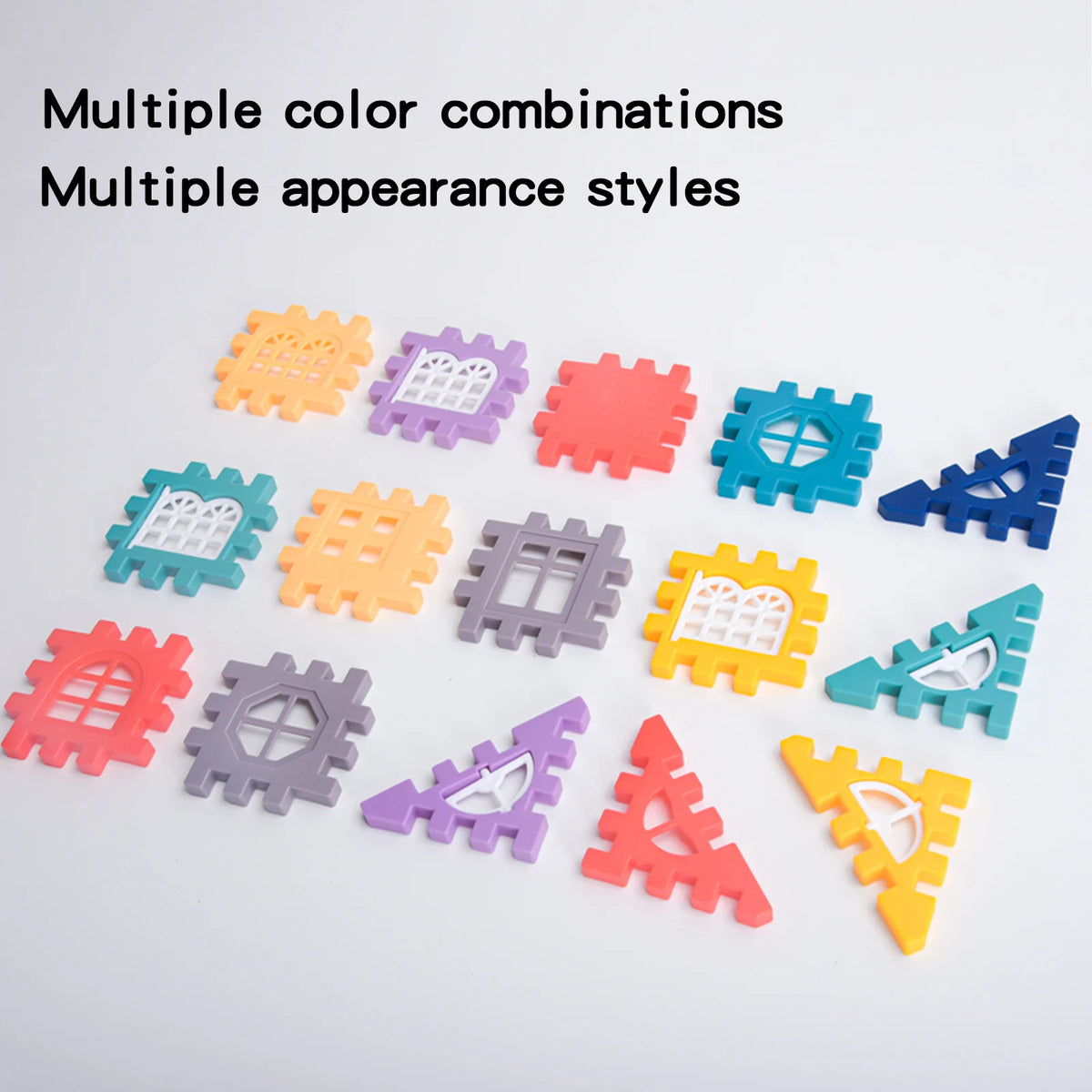 Large Scale House Building Block Simulation Window Design, Kindergarten Construction, creation of Boys and Girls Large House Bui