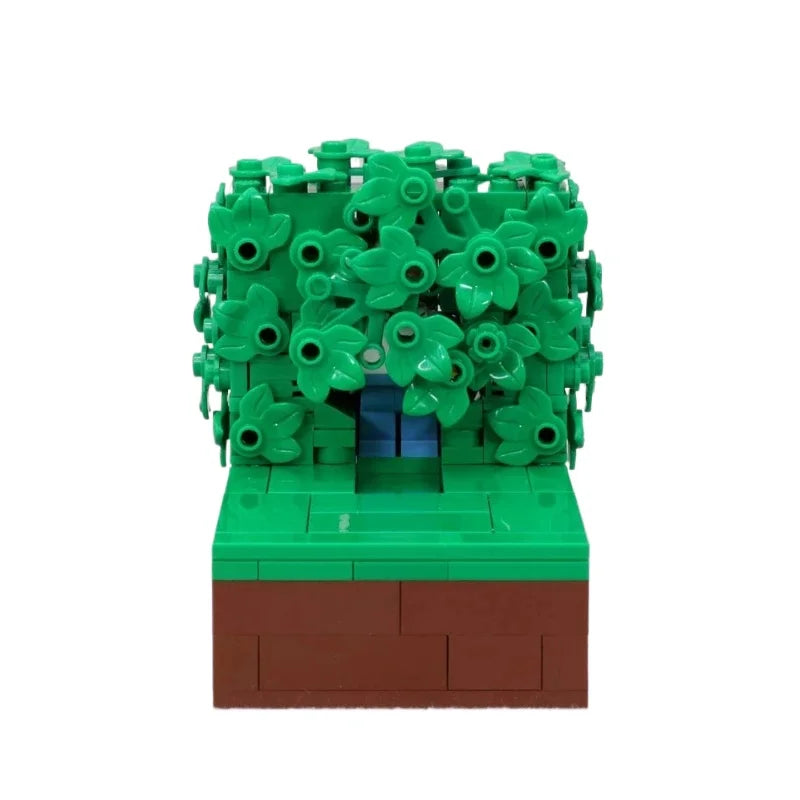 MOC Building Block Homer Backing Into the Bushes Technology Bricks Birthday Christmas Holiday DIY Gifts Adults Toys