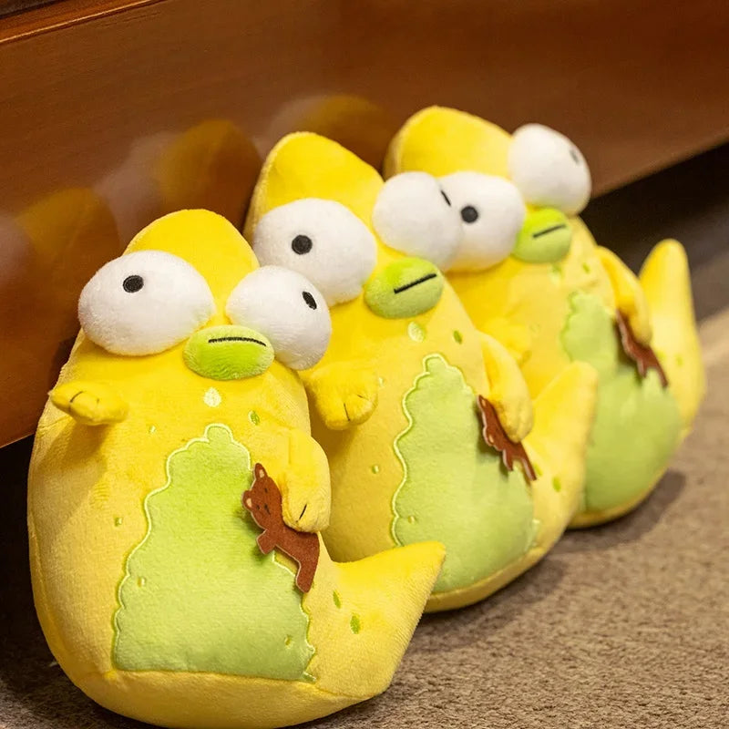 19cm Solar Opposites Yellow Monster Plush Toy Cute The Pupa Big Eyed Stuffed Anime Doll Soft Cuddly Plushie Birthday Gifts Fans