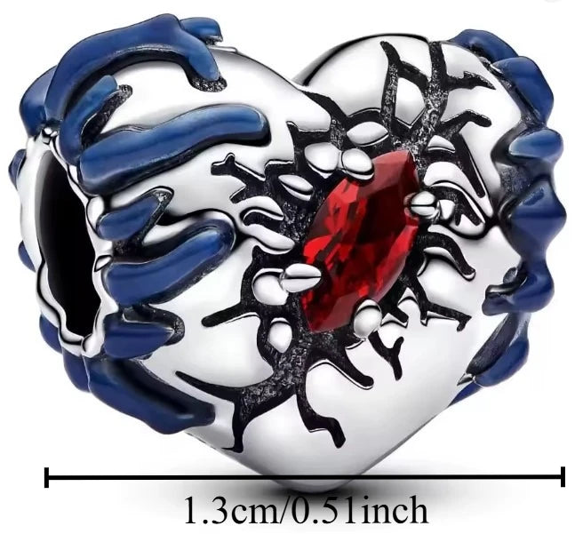 New Red Monster Flower Charm Bracelet 925 Sterling Silver Beaded DIY 2026 Trendy Fine Jewelry Adjustable Hypoallergenic