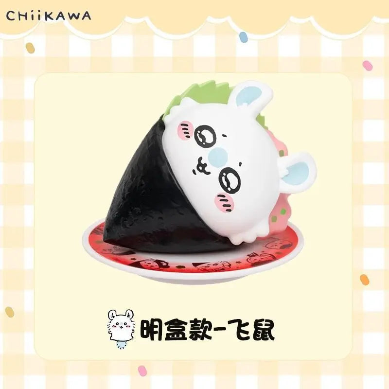 Cute Chiikawa Usagi Sushi Series Ornament Lovely Desktop Decor Creative Auto Interior Ornament Table Decoration for Home Office