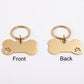 Custom Name Dog Tags Personalized Text Dog ID Tag Bone Shaped Stainless Steel Laser Engraving Anti-lost Customized Pets ID Tag