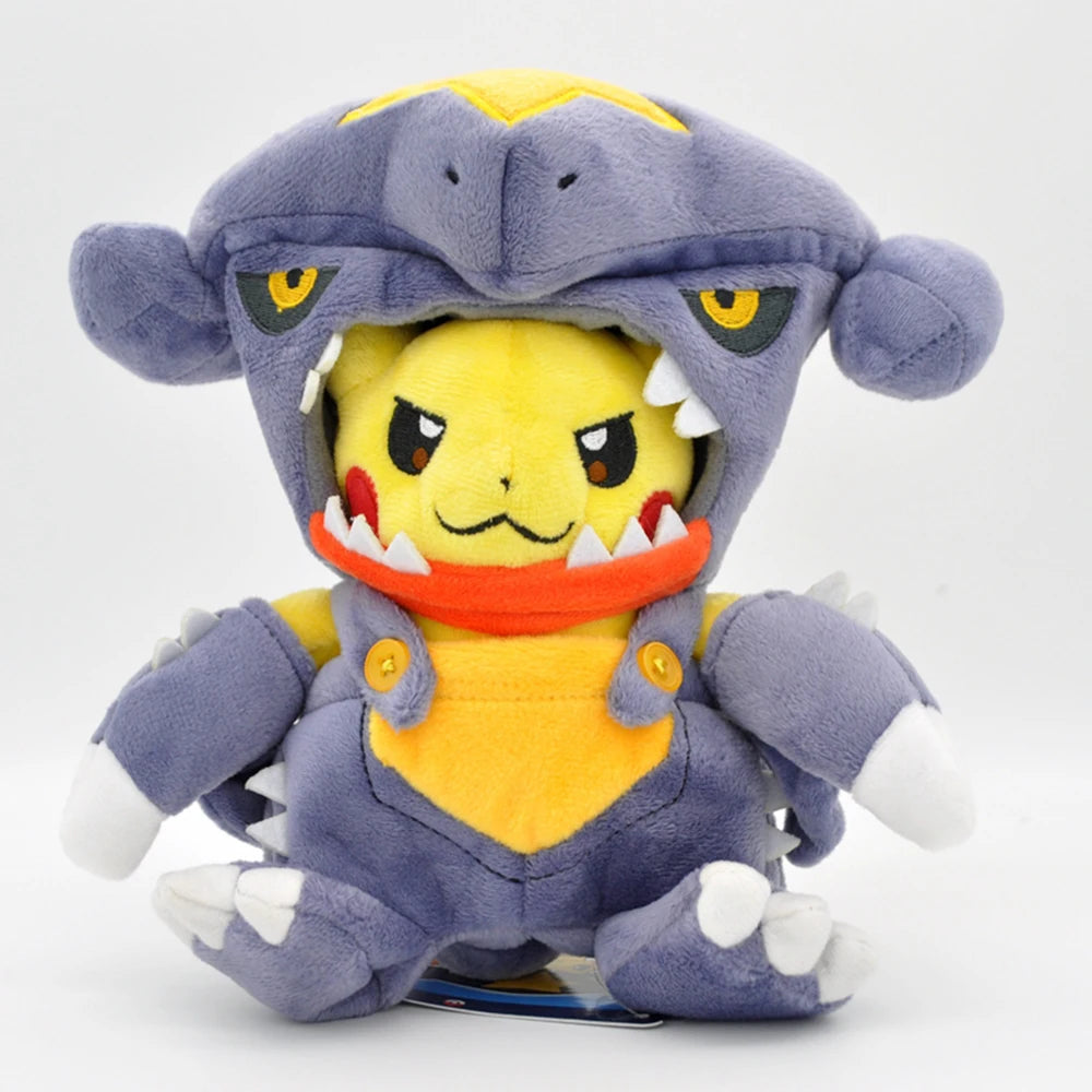 Cos Eevee Pikachu Cosplay Plush Toy Charizard Peluche Snorlax Garchomp Tyranitar Hydreigon Stuffed Animal Doll Plushies Toy Gift