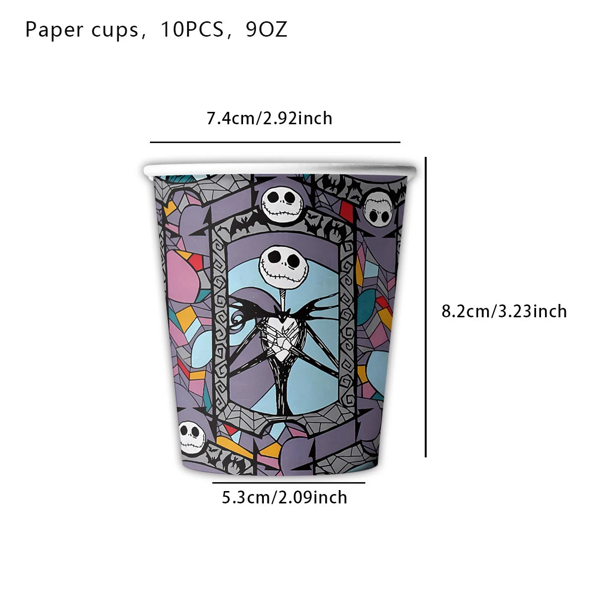 The Halloween Nightmare Before Christmas Birthday Party Decorative Paper Tableware Background Balloon Baby Shower Kids Gift