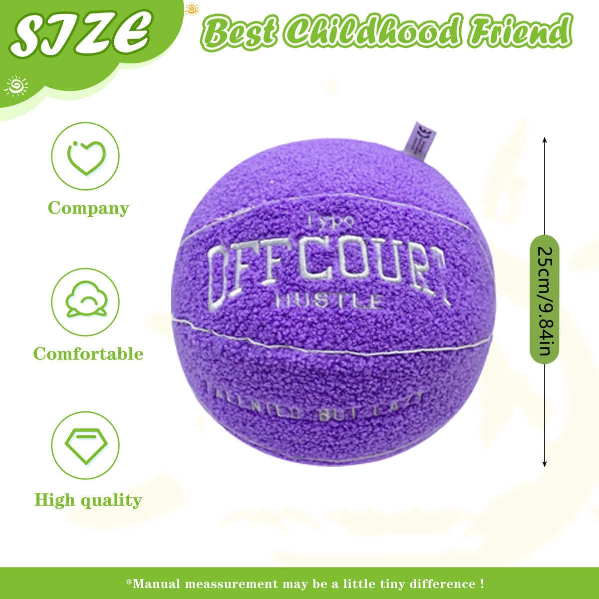 25cm Offcourt Basketball Pillow Anime Plush Toy Stuffed Animals Soft Plush Children Gifts Birthday Gift Home Room Decoration
