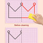 30 page children's grid symmetrical drawing toy focuses on fine motor skills writing and 4-color brush control training drawing