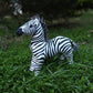Real Life Standing Zebra Stuffed Animal Plush Toy Simulation Zebra Doll Photography Props Christmas Birthday Gifts for Children