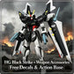 41 HG 1/144 Black Strike Mecha with Wing Backpack & Equipment Parts, Assembly Model Kit, Collectible Decor & Gift for Boys