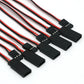 10pcs 100mm/150mm/200mm/300mm/500mm RC Servo Extension Cord Cable Wire Lead JR For Rc Helicopter Rc Drone