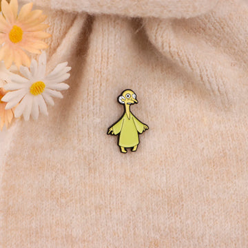 Cartoon Funny Old Man Enamel Pin Badges on Backpack Brooches for Women Lapel Pins Fashion Jewelry Cosplay Accessories Gift