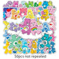 Carebears 50Pcs Classic Cartoon Animation Cute Irritable Bear Loyal Bear Children's Waterproof Sticker Room Diary Decoration