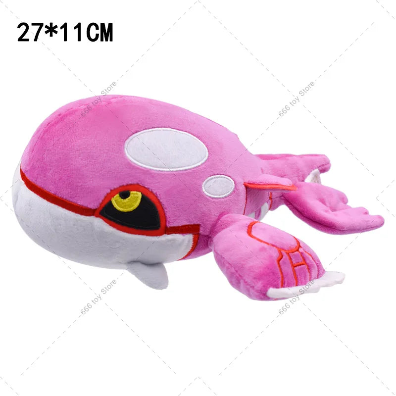 15 Styles Pokemon Plush Shinx Zeraora Furret Alolan Ninetales Cosmog Alolan Vulpix Shiny Kyogre Stuffed Toy Peluche Dolls Gifts