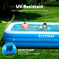 JOYFY 120" x 72" x 22" Full-Sized Inflatable Swimming Pool Summer Family Pool for Summer Water Party Backyard Garden Lawn