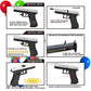 2026.SAFE SOFT BULLET TOY BLASTER PISTOL WITH MAGAZINE AND BALLS, PERFECT FOR OUTDOOR SHOOTING GAME AND KIDS GIFT