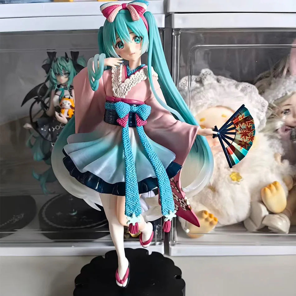 Hatsune Miku Anime Figurine - Cute Action PVC Toy Desktop Collection Gift - Standing & Sitting Posture Series