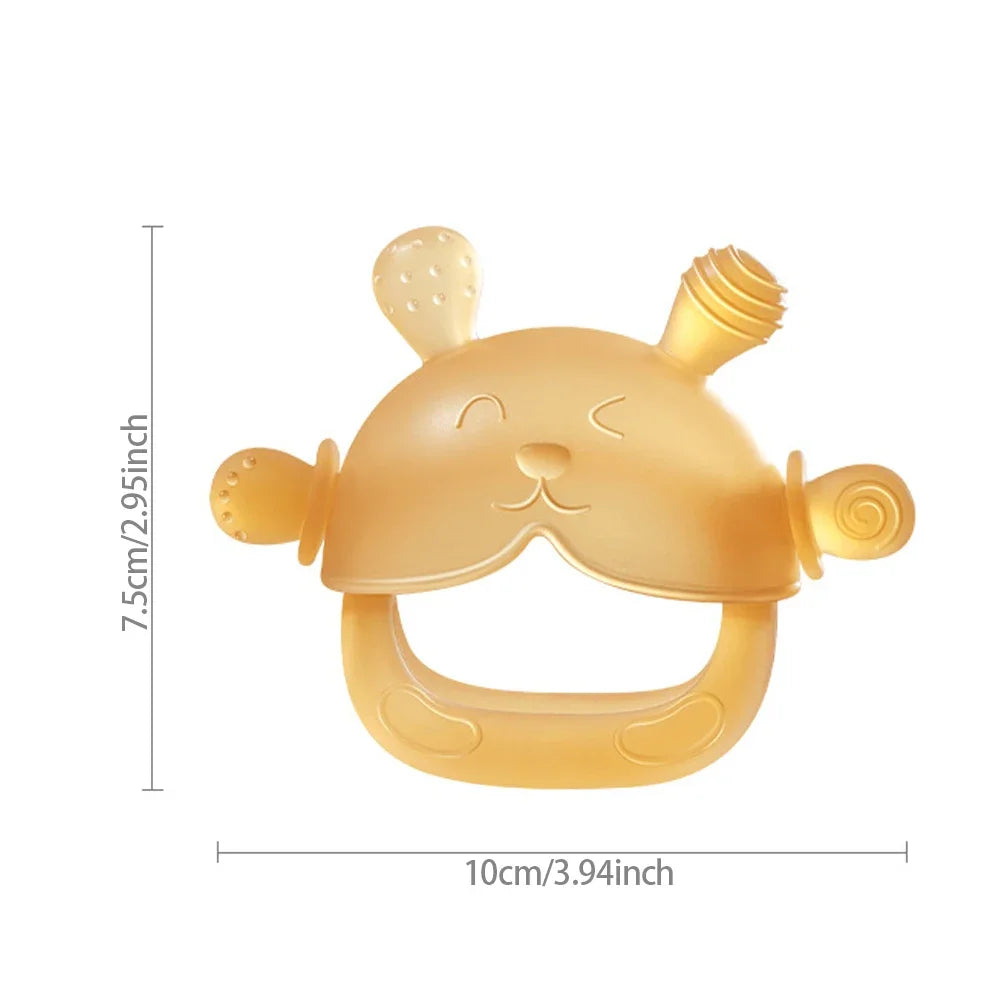 1Pcs BPA Free Silicone Baby Teether Gloves Anti-eating Hand Molar Baby Accessorie Anti Drop Wrist Hand Teether Dental Care Gums