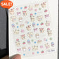 Pokemon Pikachu Nail Stickers 5D Embossed Nail Art Stickers Water Cup Phone Case DIY Deco Birthday kids Gift