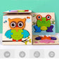 High Quality 3D Wooden Puzzle Baby Cartoon Animal Traffic Jigsaw  Early Learning Cognition Game Puzzle Toys for Children