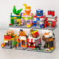 Food Shop Street Series - Mini City Shop House Model Kit, Fun DIY Educational Building Toy Gift for Kids Ages 6-12