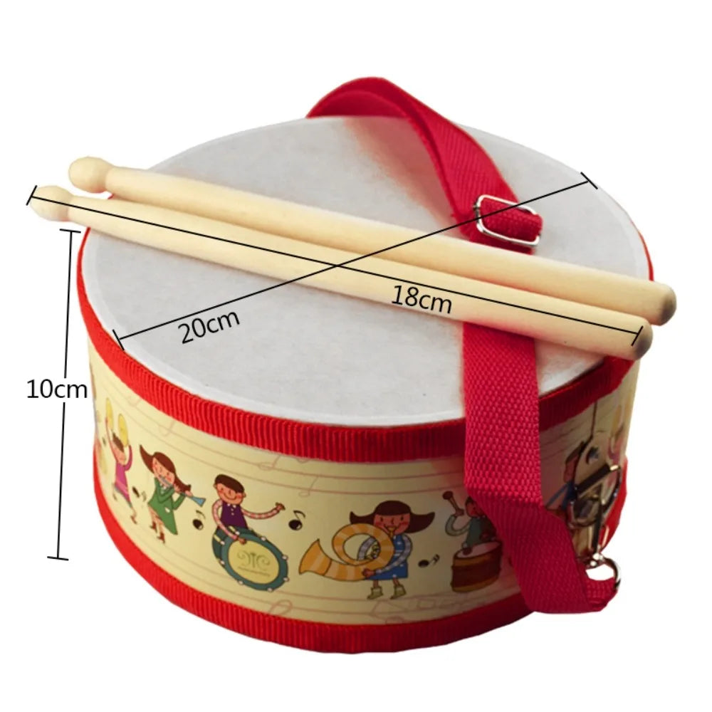 New Early Education Beat Children Toys Drum Wood Percussion Instrument Musical Instrument