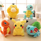 Pokemon Plush Stuff Toy Pikachu Charizard Doll Gengar Squirtle Plush Doll Espeon Glaceon Umbreon Soft Cartoon Toys Gift