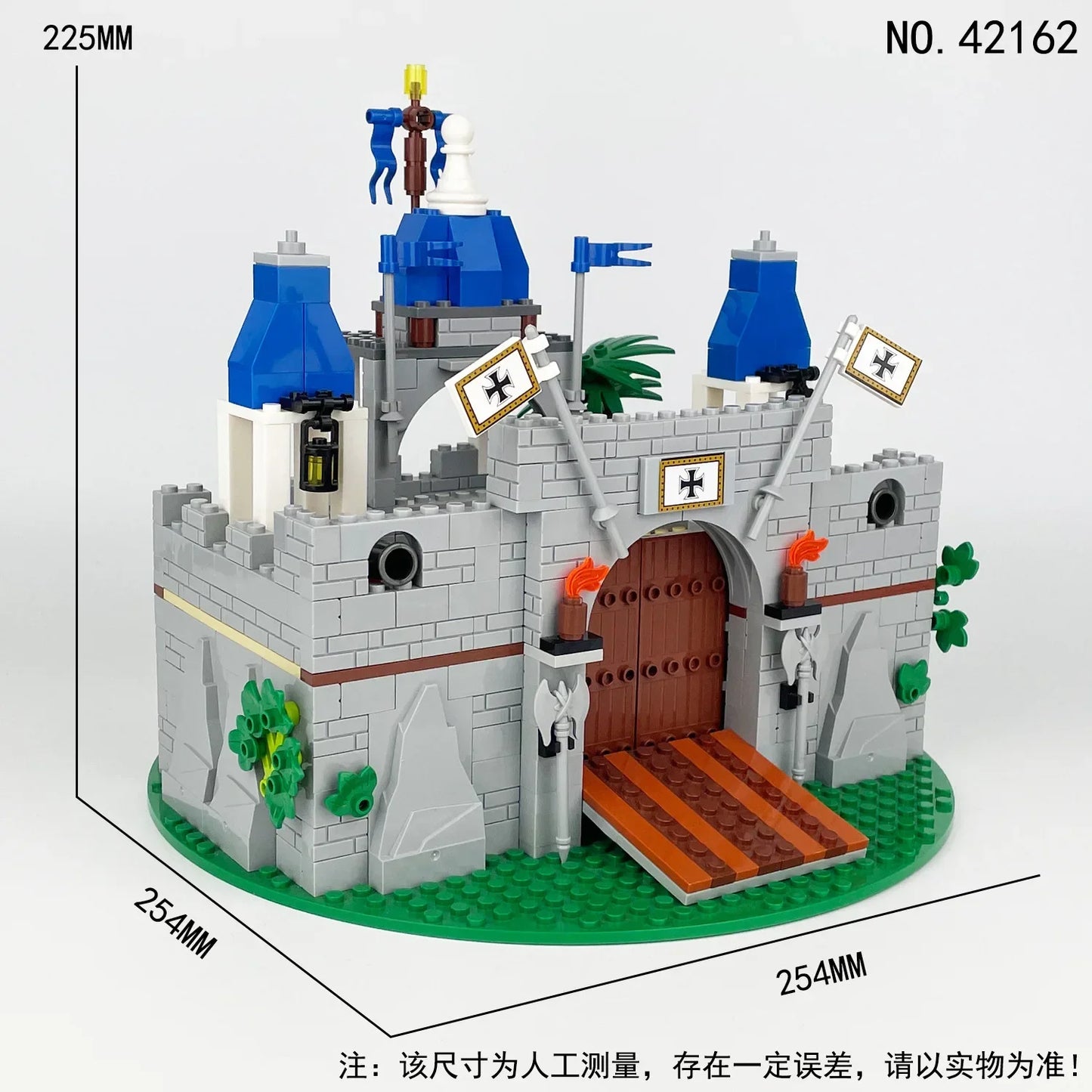Creative DIY Medieval Roman Knight Castle Building Set Model, Christmas, Halloween and Birthday Gift, Military Collectible Toy
