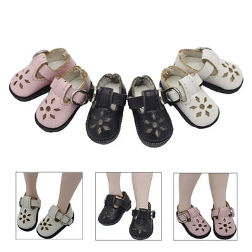 3.2cm Doll Shoes for Blythes Doll Toy,1/8 Mini Leather Dolls Shoes for Blyth Azone BJD,Casual Shoes Accessories
