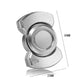 Alloy Metal 3 In1 Fidget Spinner Slider Clicker Magnetic EDC Cool Gadget Silent Stress Relief Enhanced Focus For Adults & Kids