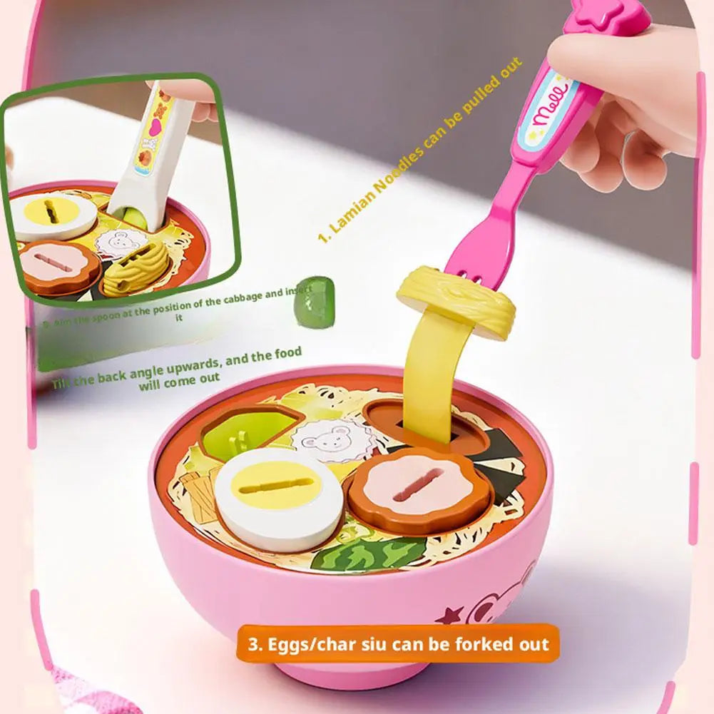 New 8PCS/Set Simulation Food Feeding Toys with Storage Box - Sweet Rice Ball Pudding Feeding Toy Kids Role Play Early Education