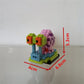 Cute building blocks  small particle assembly building blocks toy DIY building blocks children's toy model educational graphic