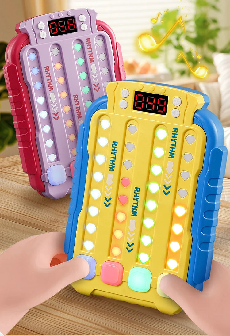 Music Rhythm Press Puzzle Toy Decompression Concentration Training Game Safe Fidget Toy for Kids Boys Girls Birthday Gift