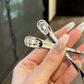 Kawaii Miffy Rabbit Stainless Steel Dessert Spoon Fruit Fork Anime Peripheral High-looking Home Restaurant Fork Spoon Set Gift