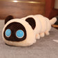 Giant Cute Soft Cat Plush Sleep Long Pillow Cushion Kawaii Black Cat Soft Plush Toys Gift